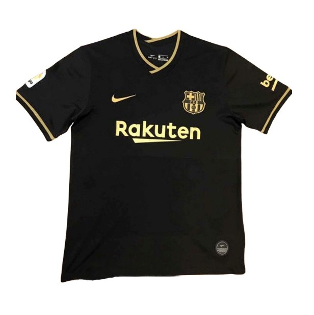 Tailandia Camiseta Barcelona Segunda 2020-2021 Negro